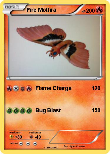 Pokemon Fire Mothra