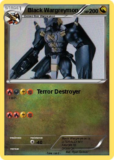 Pokemon Black Wargreymon