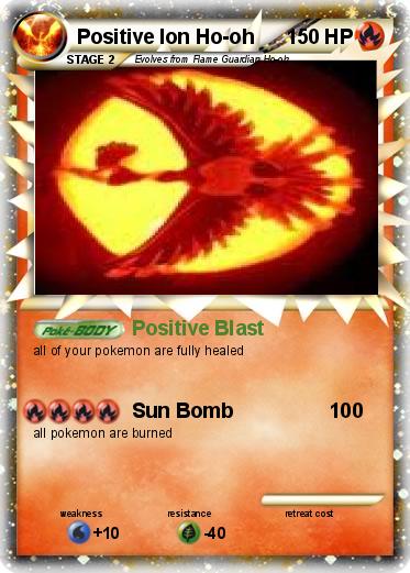 Pokemon Positive Ion Ho-oh
