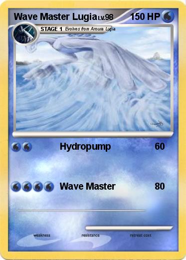 Pokemon Wave Master Lugia