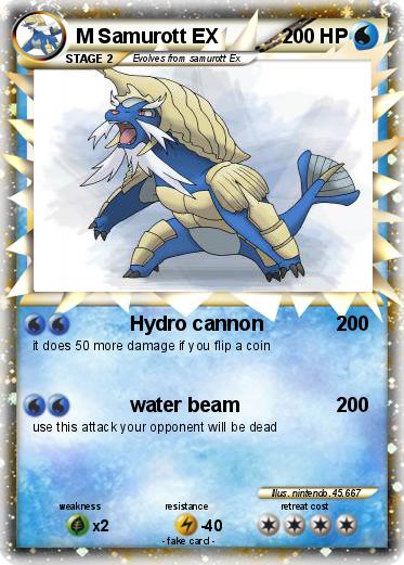 Pokemon M Samurott EX