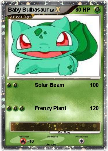 Pokemon Baby Bulbasaur