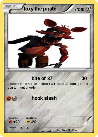 Pokemon foxy the pirate