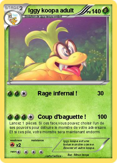 Pokemon Iggy koopa adult