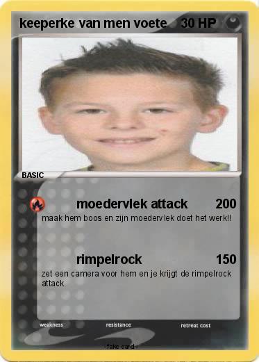 Pokemon keeperke van men voete