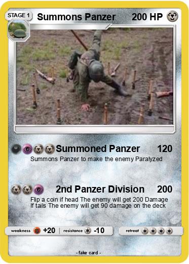 Pokemon Summons Panzer