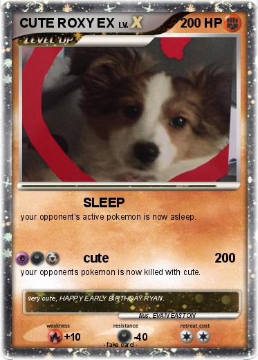 Pokemon CUTE ROXY EX