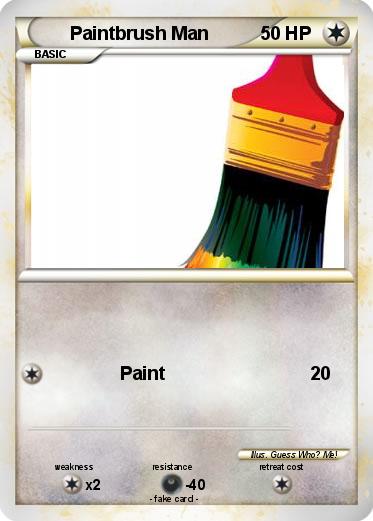 Pokemon Paintbrush Man