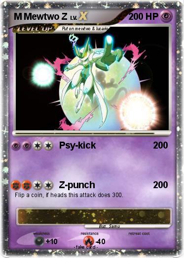 Pokemon M Mewtwo Z