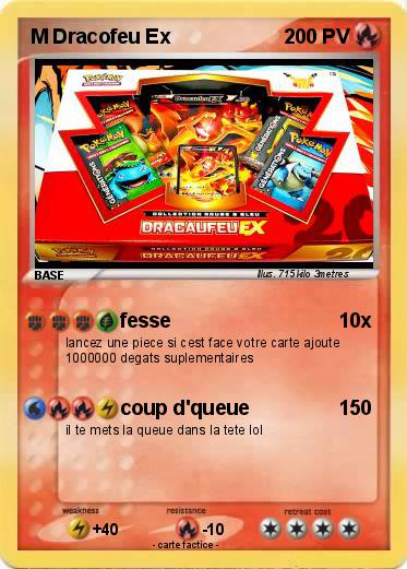 Pokemon M Dracofeu Ex