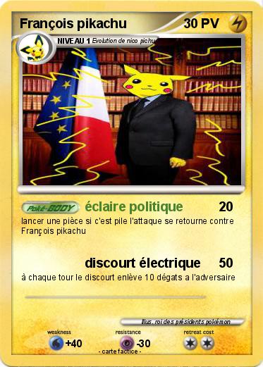 Pokemon François pikachu