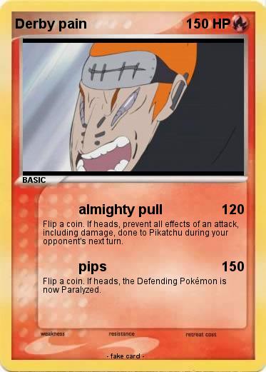Pokemon Derby pain