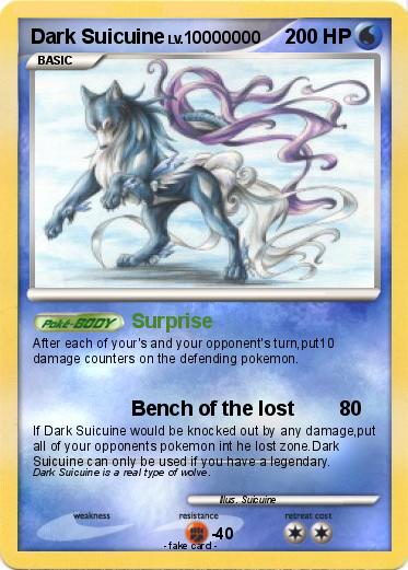 Pokemon Dark Suicuine
