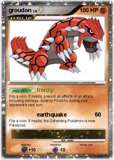 Pokemon groudon