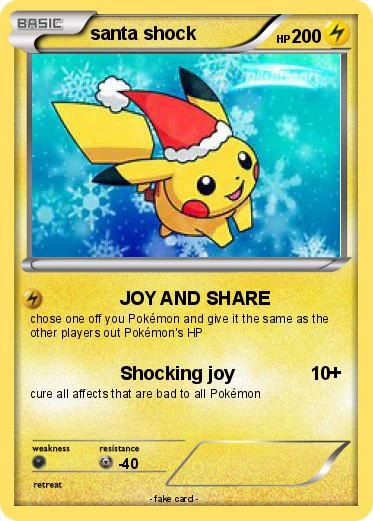 Pokemon santa shock