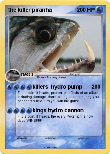Pokemon the killer piranha