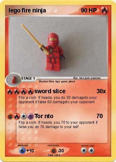 Pokemon lego fire ninja