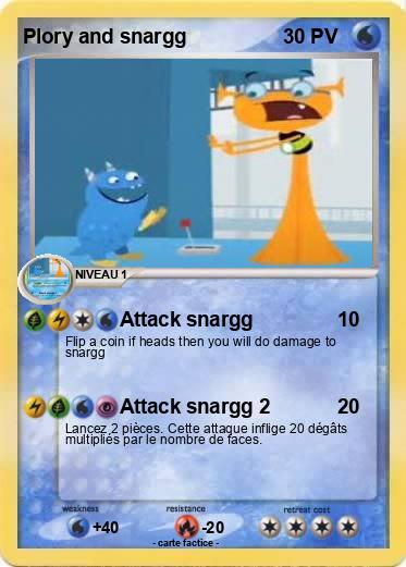 Pokemon Plory and snargg