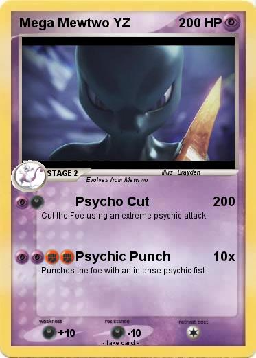 Pokemon Mega Mewtwo YZ