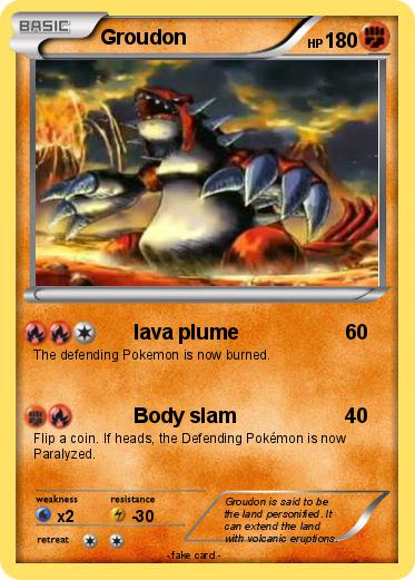 Pokemon Groudon