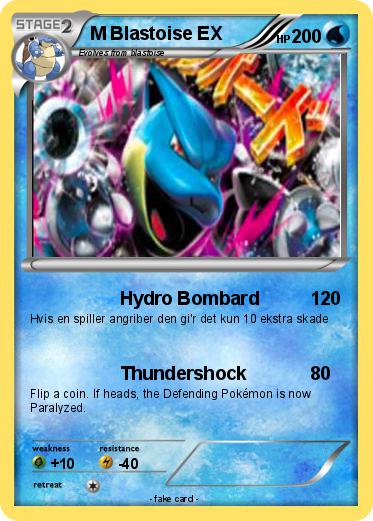 Pokemon M Blastoise EX