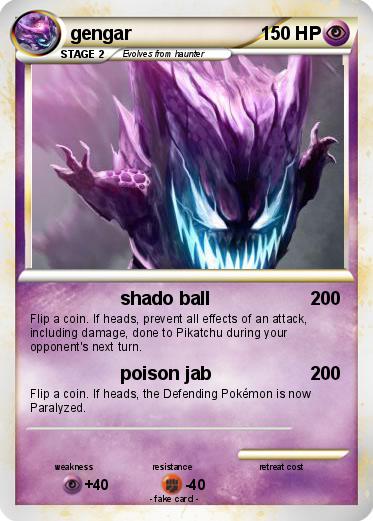 Pokemon gengar