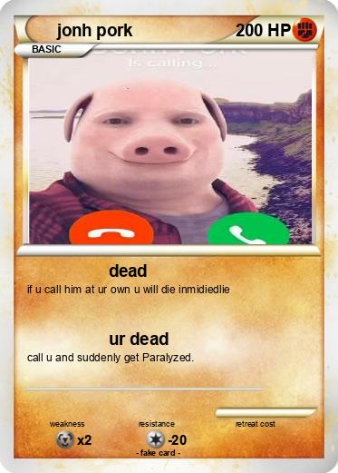 Pokemon jonh pork