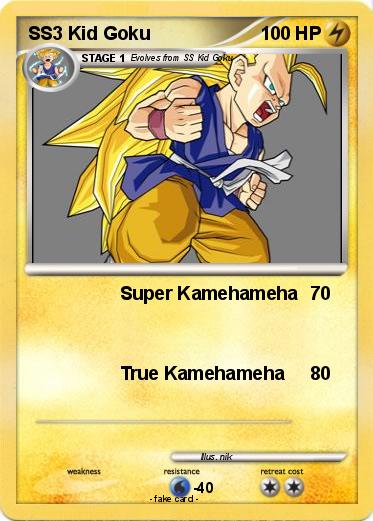 Pokemon SS3 Kid Goku