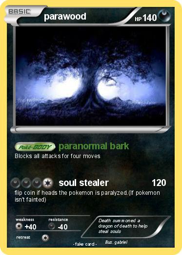 Pokemon parawood