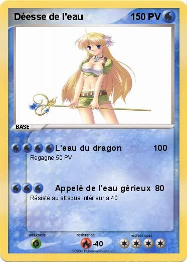 Pokemon Déesse de l'eau