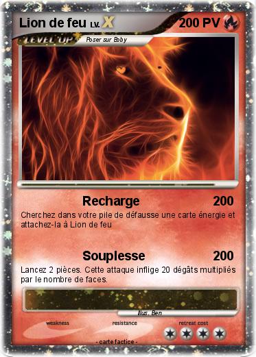 Pokemon Lion de feu