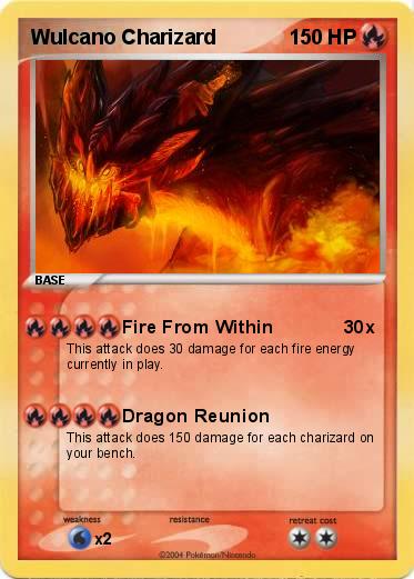 Pokemon Wulcano Charizard
