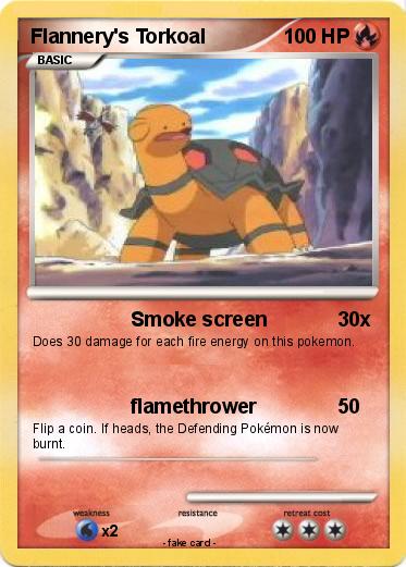 Pokemon Flannery's Torkoal