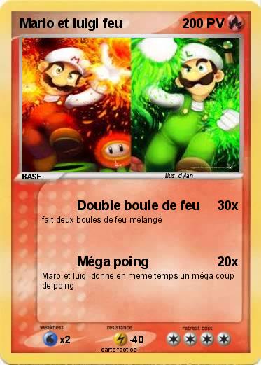Pokemon Mario et luigi feu