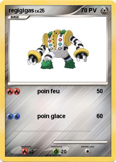 Pokemon regigigas