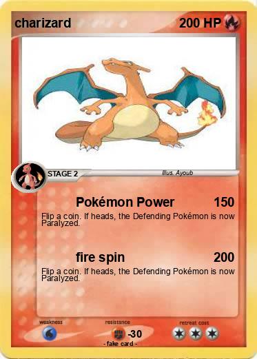 Pokemon charizard
