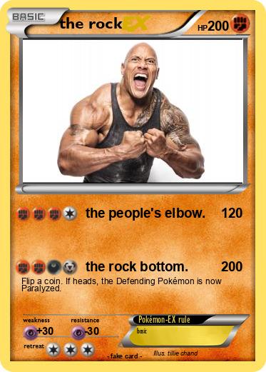 Pokemon the rock