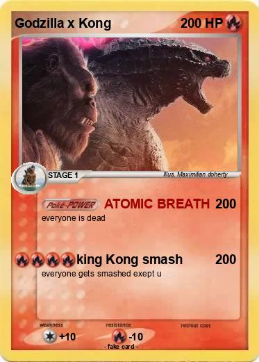 Pokemon Godzilla x Kong