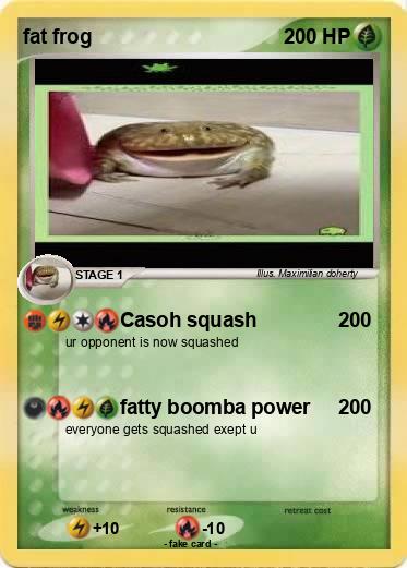 Pokemon fat frog