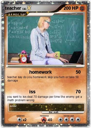 Pokemon teacher