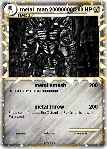 Pokemon metal  man 200000000