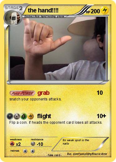 Pokemon the hand!!!!