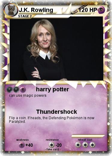 Pokemon J.K. Rowling