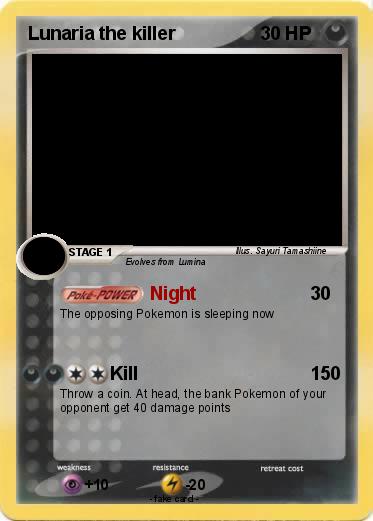 Pokemon Lunaria the killer