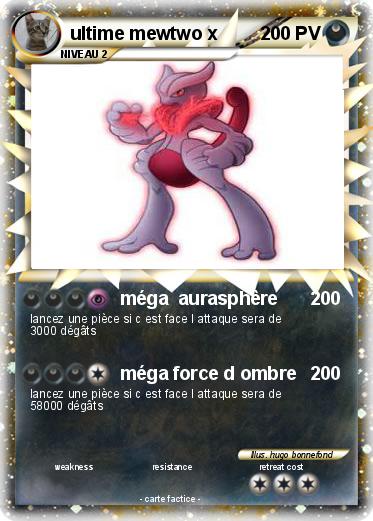 Pokemon ultime mewtwo x