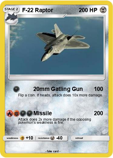 Pokemon F-22 Raptor