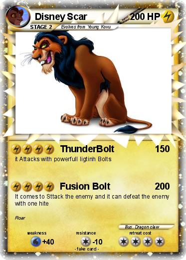 Pokemon Disney Scar