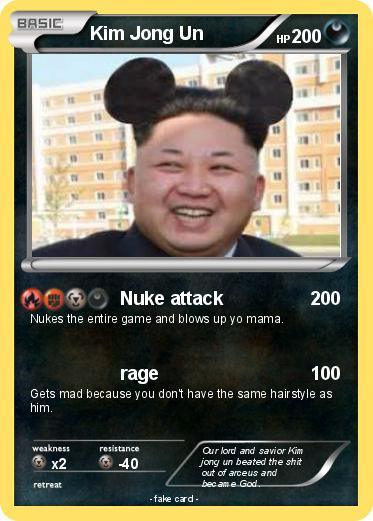 Pokemon Kim Jong Un