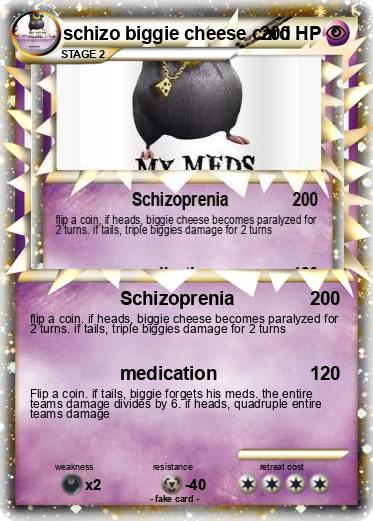 Pokemon schizo biggie cheese card