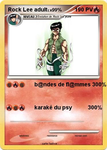 Pokemon Rock Lee adult